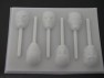 536sp Avenging Heroes Chocolate or Hard Candy Lollipop Mold